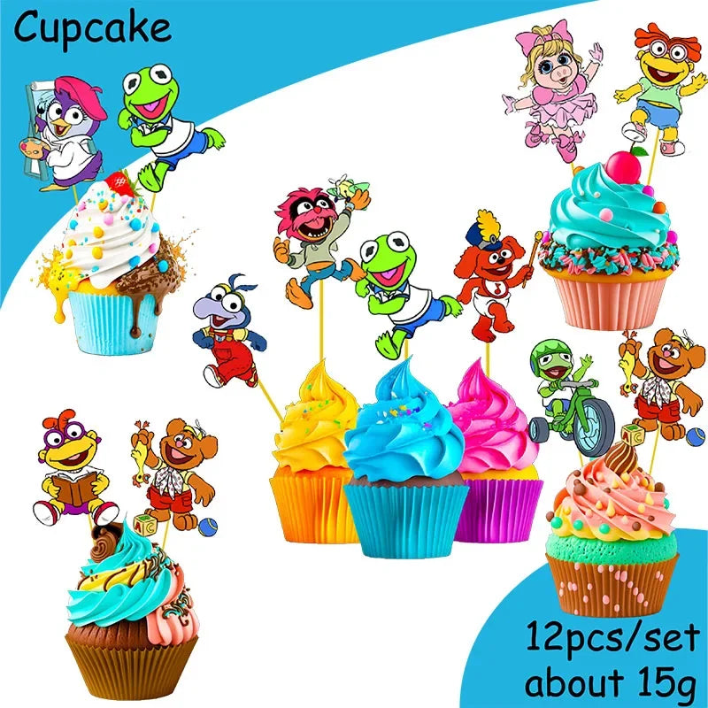 MUPPET BABIES Birthday Party Disposable Tableware Balloons Cute Birthday Party Decorations Party Decoration Baby Shower