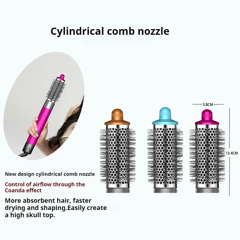 Hair Styler Nozzle For Dyson Airwrap HS01 HS05 Sencicimen X9 Hair Dryer Accessories Multi Hair Curler Hard Soft Smoothing Brush