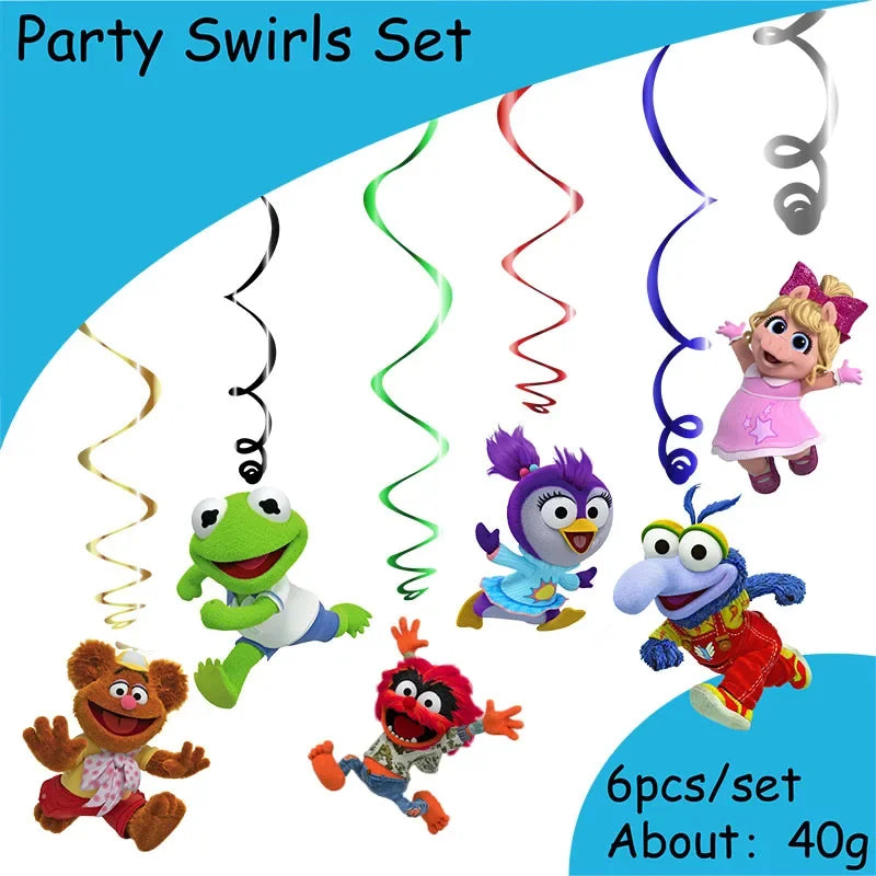 MUPPET BABIES Birthday Party Disposable Tableware Balloons Cute Birthday Party Decorations Party Decoration Baby Shower