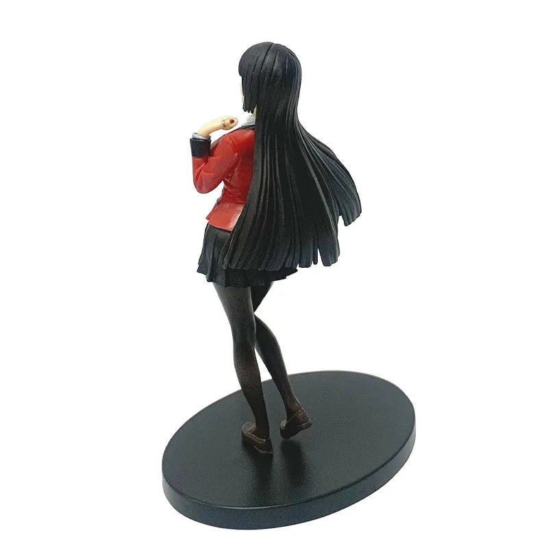 Anime Figurines Jabami Yumeko  Kakegurui - Compulsive Gambler Model PVC Collectible Model Toys For Boy Toys Desk Decor Gifts