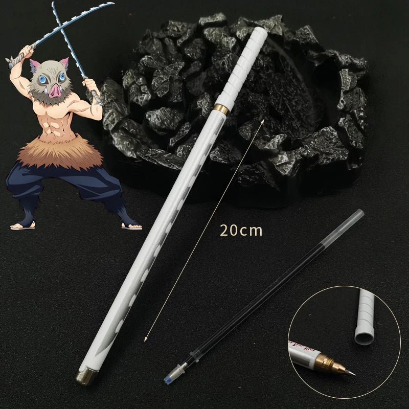 20cm  Anime Peripheral Neutral Pen/my Wife/Zenyi/moth/butterfly Blade Day Wheel Knife Stationery Signature Pen