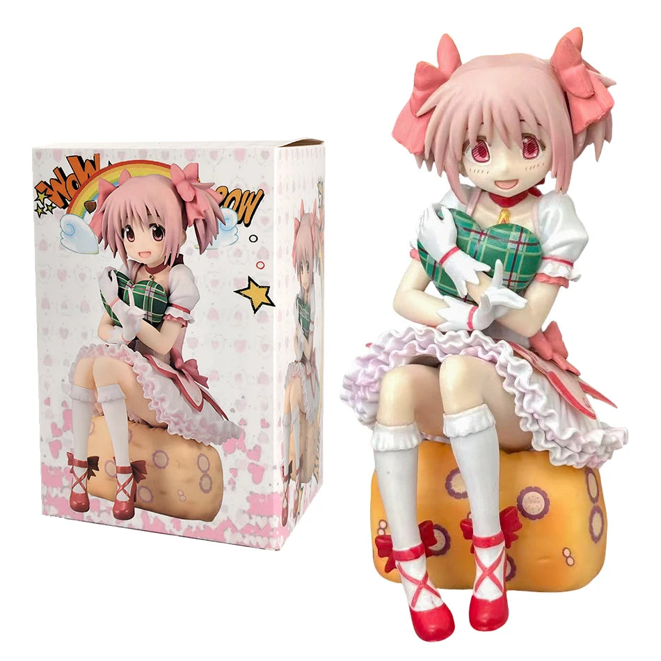 2pcs Anime Magikano Puella Magi Madoka Magica Figure PVC Model Doll Desktop Decoration Action Figurine Collecting Toys Kid Gifts