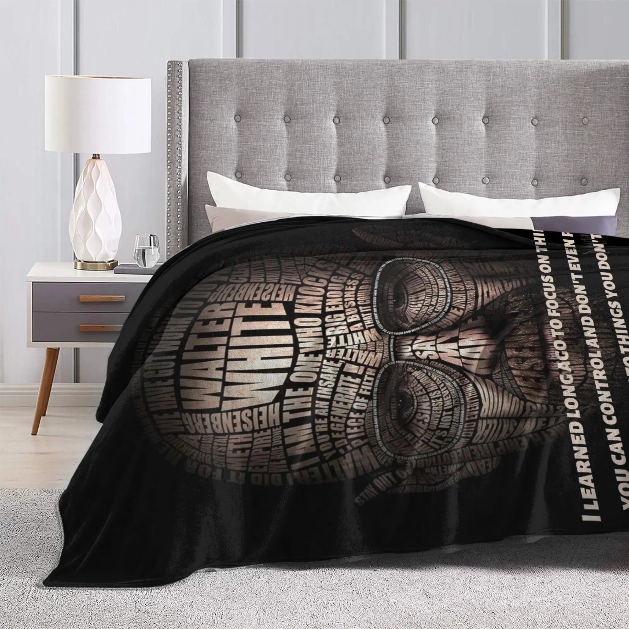 Bryan Cranston Blanket Breaking Bad Walter White Plush Novelty Warm Throw Blanket for Bed Sofa  Winter