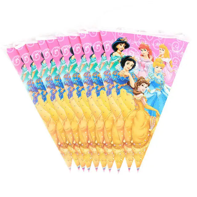 Disney Cinderella Theme Party Supplies Girls Birthday Decoration Tableware Set Paper Cup Plate Tablecloth Balloon Baby Shower