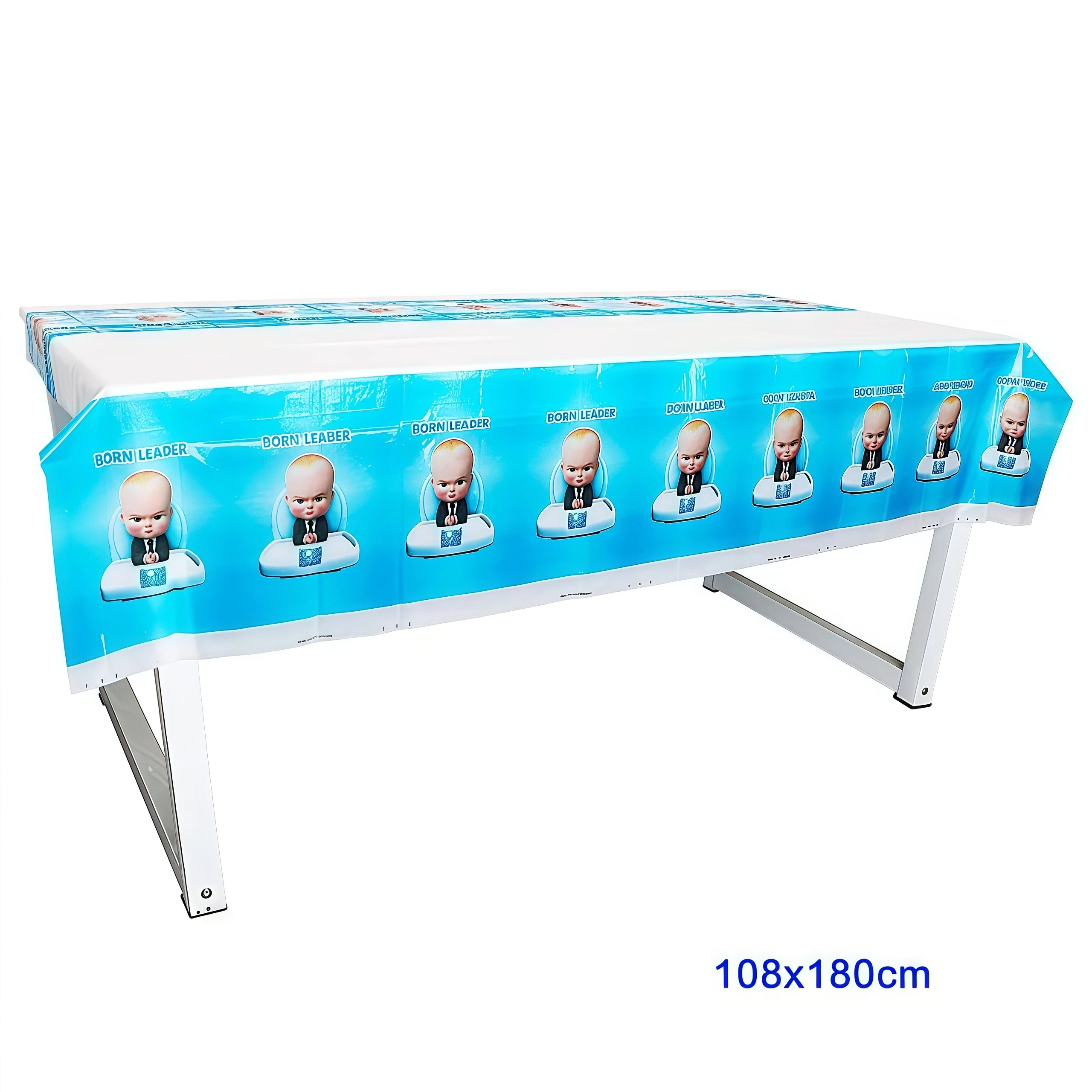 Cartoon Bossed Baby Theme Newborn 1st Birthday Party Decor Disposable Tableware Background Balloon Kid Baby Shower Supplies Gift