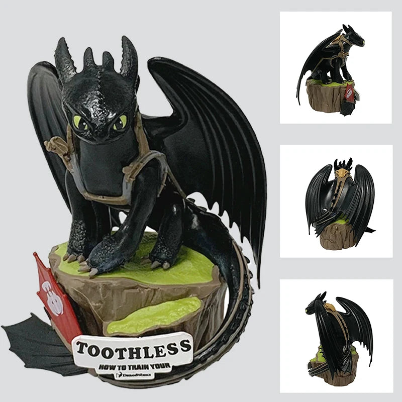 14cm Dragon Trainer Cute Model Toothless Dragon Figure Periphery PVC Dolls Decorative Collectibles festival Gift
