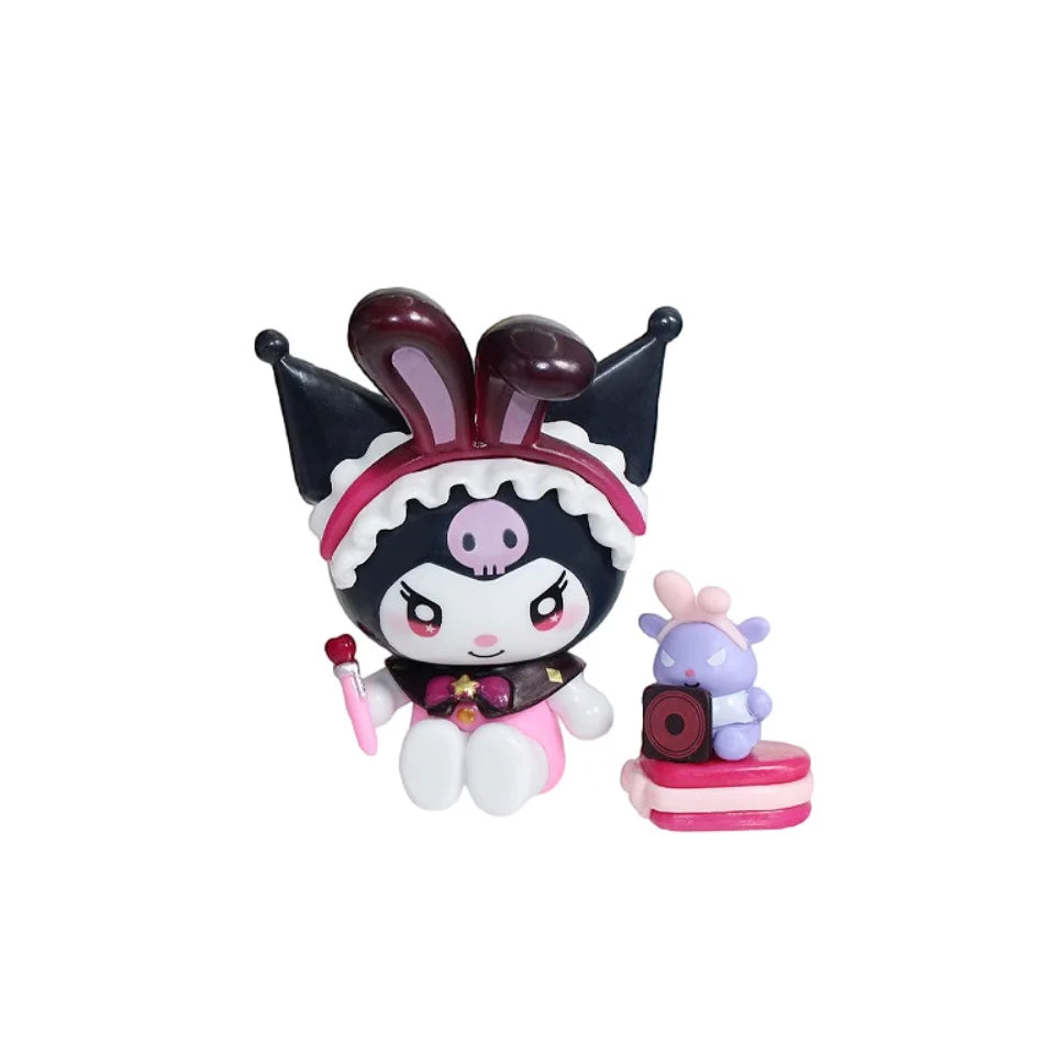 2026 New Sanrio Kuromi Sparkling Idol Series Blind Box Cute Coolomey Decoration Anime Idol Ornament Table Doll Toy Christmas Gif