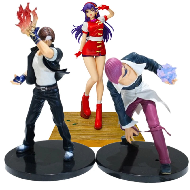 Action Figures The King of Fighters '98 SNK Gk Statue Kyo Kusanagi Iori Yagami Arcade Asamiya Game peripheral PVC Model Toy Gift