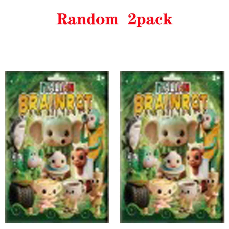 24PCS Blind Pack Italian Brainrot TungTungTung Sahur Tralalelo Tralala Q Version Figure Ornament Desktop Decoration Surprise Toy