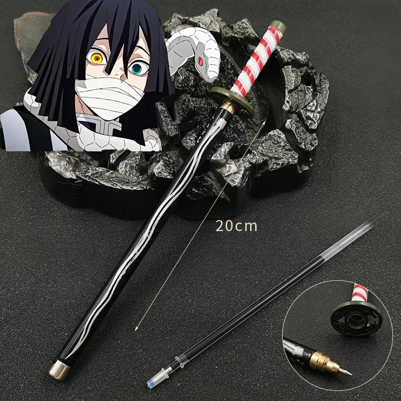 20cm  Anime Peripheral Neutral Pen/my Wife/Zenyi/moth/butterfly Blade Day Wheel Knife Stationery Signature Pen