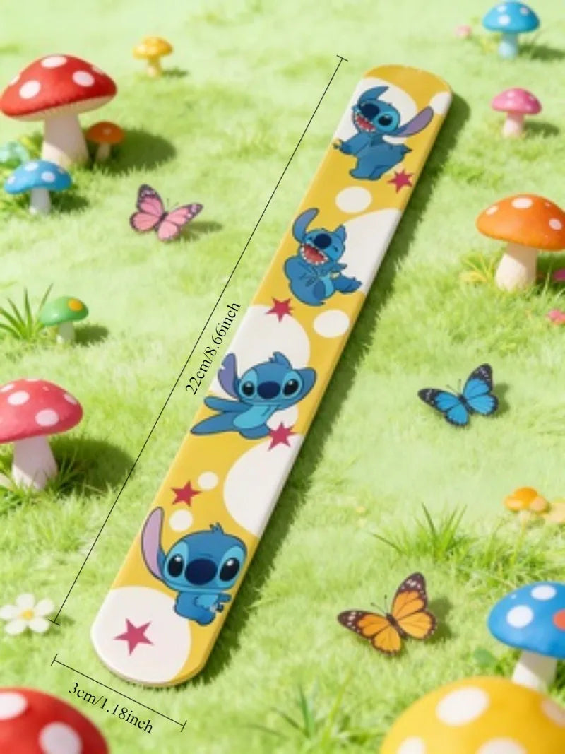 12/24/ PCS Lilo&Stitch Toys Stitch Wristbands A Aariety Of Anime Doll Characters Children pat circle  Educational Birthday Gifts