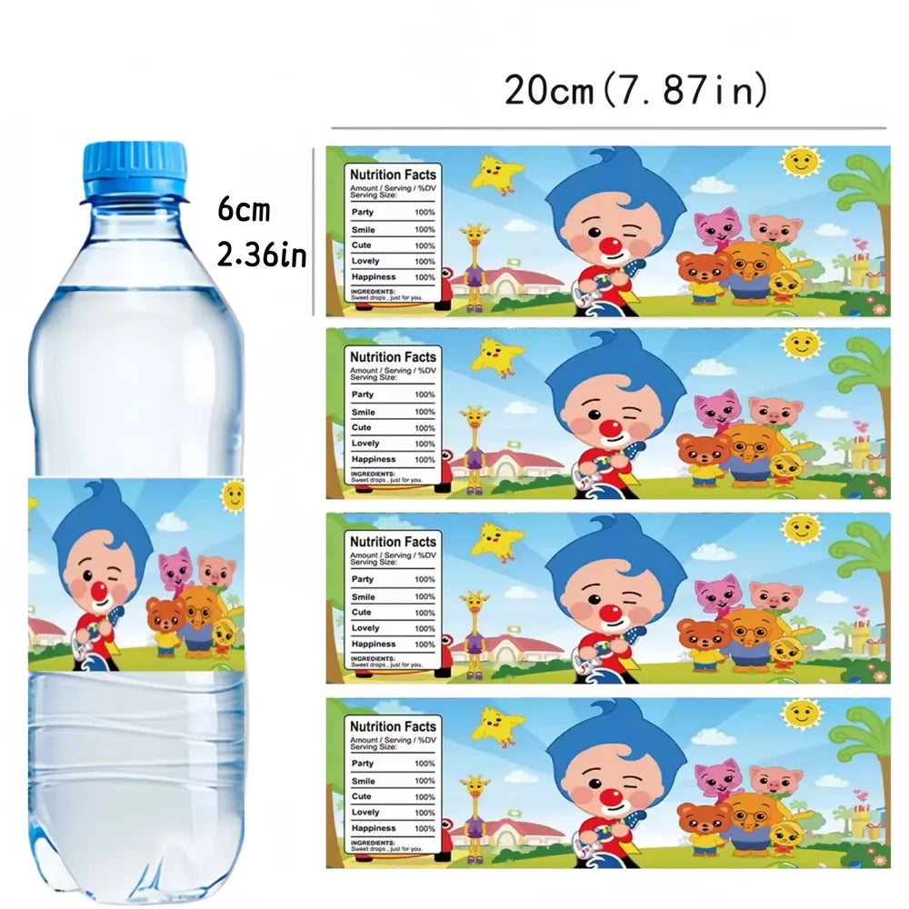 Circus Birthday Party Decor Set Clown Balloons Disposable Tableware Tablecloth Cup Kids Boy Party Supplies Baby Shower Gifts