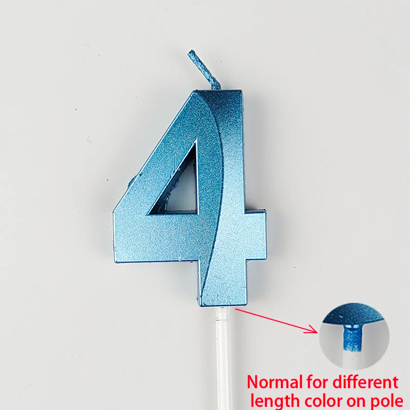 Birthday Digital Candle Opera House Digital Candles Birthday Cake Decoration Party Blue Pink Creative Candles