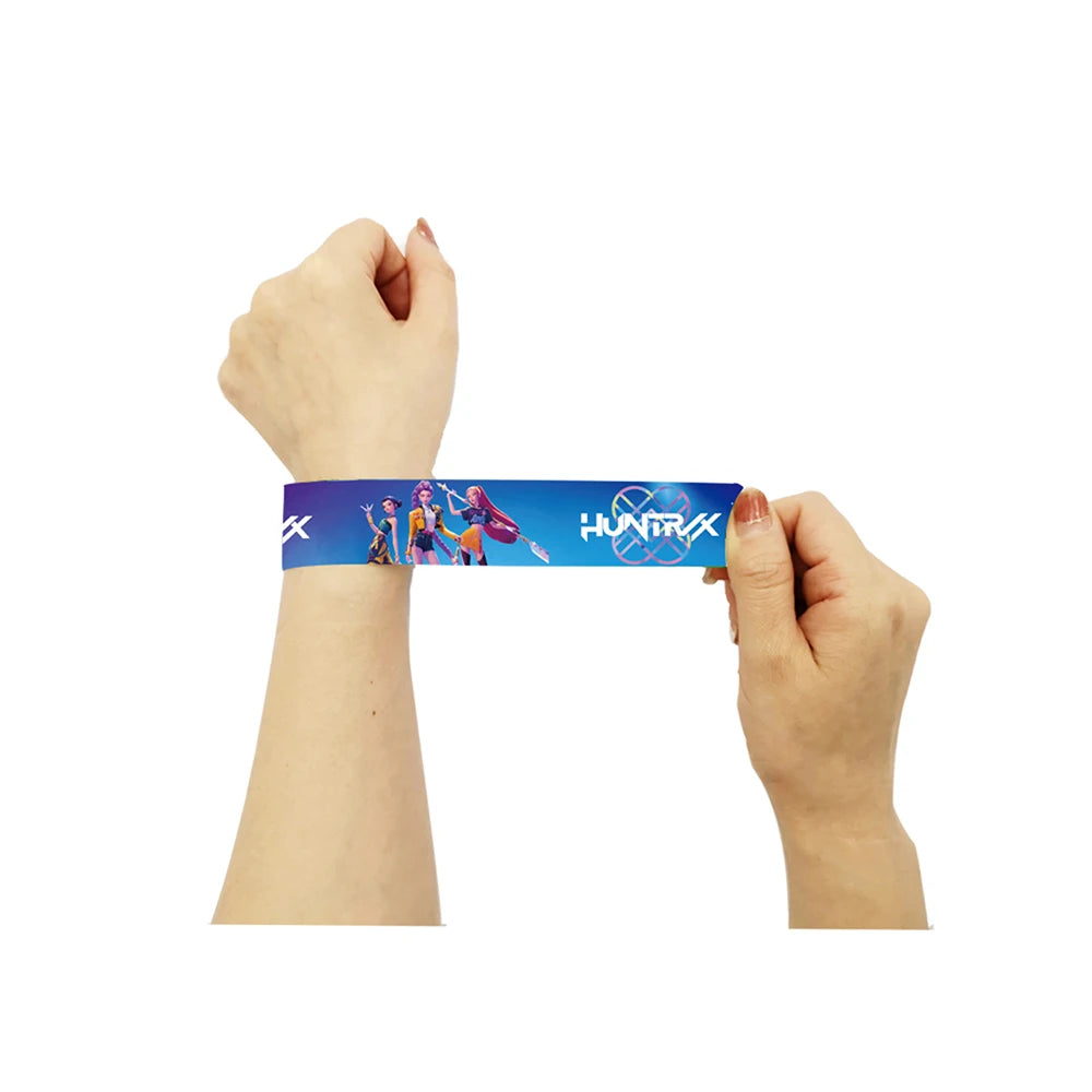 12-36pcs K-Ppop Demon Hunters Slap Bracelets Party Favors Birthday Party Gifts for Kids Snap Bracelets Christmas Party Decoratio