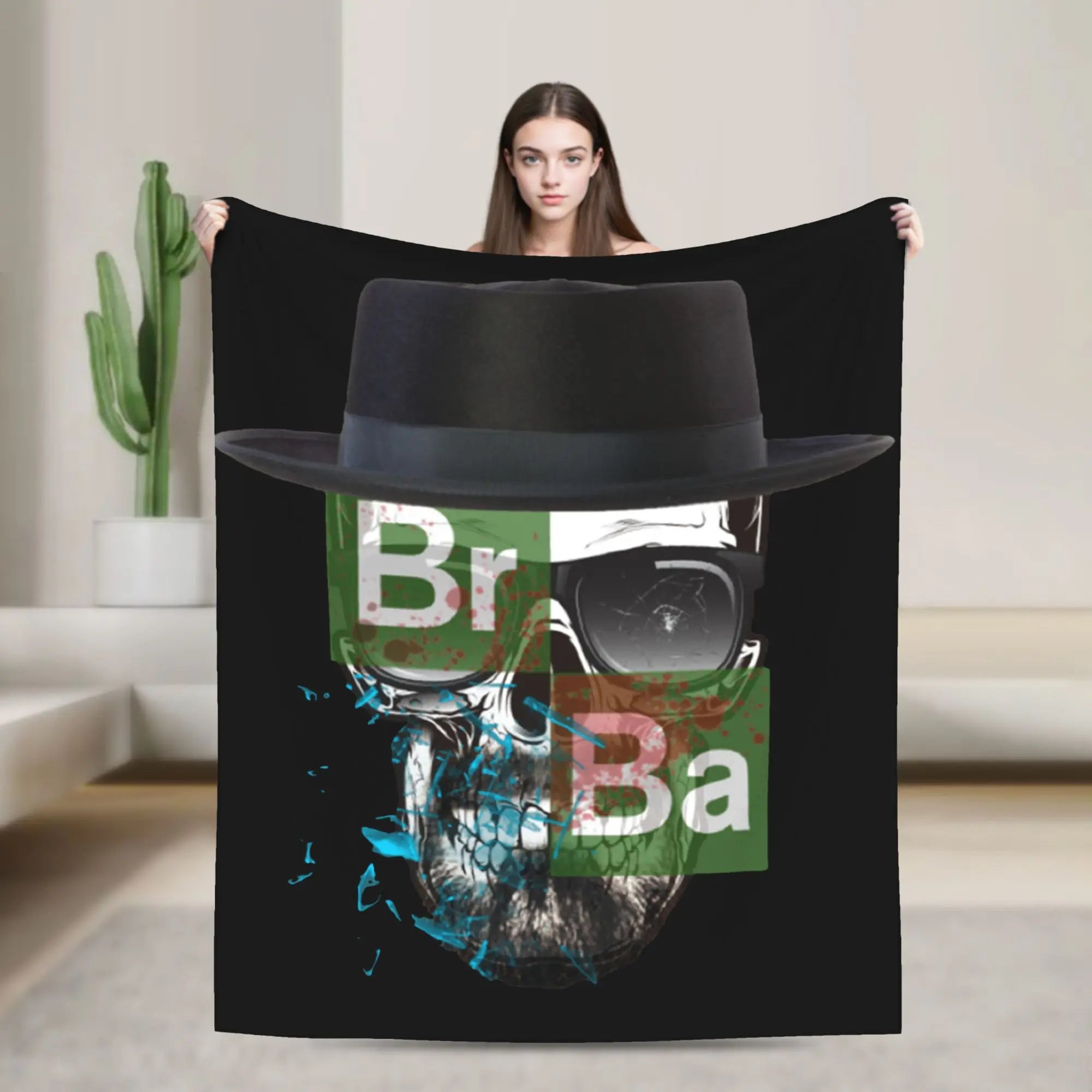 Bryan Cranston Blanket Breaking Bad Walter White Plush Novelty Warm Throw Blanket for Bed Sofa  Winter