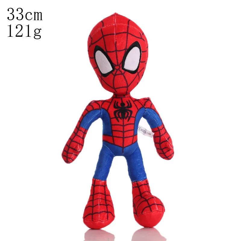 Classics Movie Marvel Comics The Avengers 30CM Spider Plush Stuffed Toys  Room Sleep Companion Plush toys Christmas Gifts