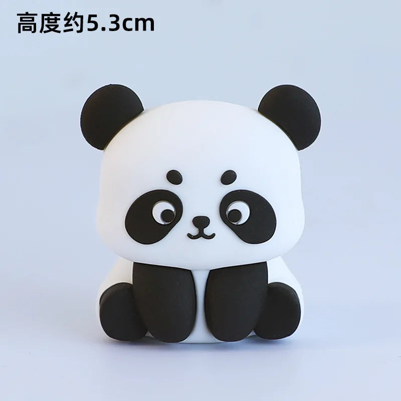 Cute Forest Animal Cake Topper Jungle Safari Birthday Decor Supplies Giraffe Elephant Lion Tiger Cake Decor For Kids 1 2 3 Years