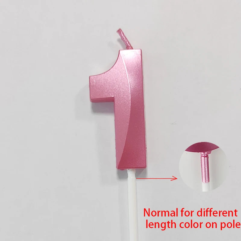 Birthday Digital Candle Opera House Digital Candles Birthday Cake Decoration Party Blue Pink Creative Candles