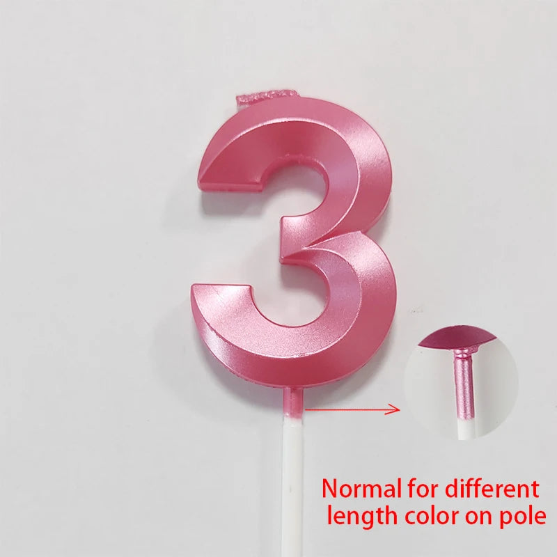 Birthday Digital Candle Opera House Digital Candles Birthday Cake Decoration Party Blue Pink Creative Candles