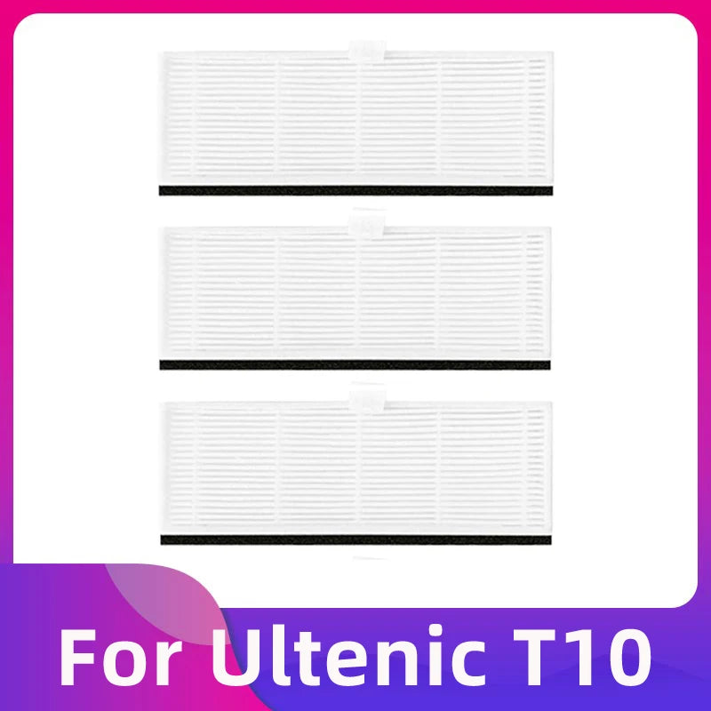 Compatible For Ultenic T10 Robot Vacuum Cleaner Main Brush Side Brush Hepa Filter Mop Rag Replacement Spare Parts Accessories