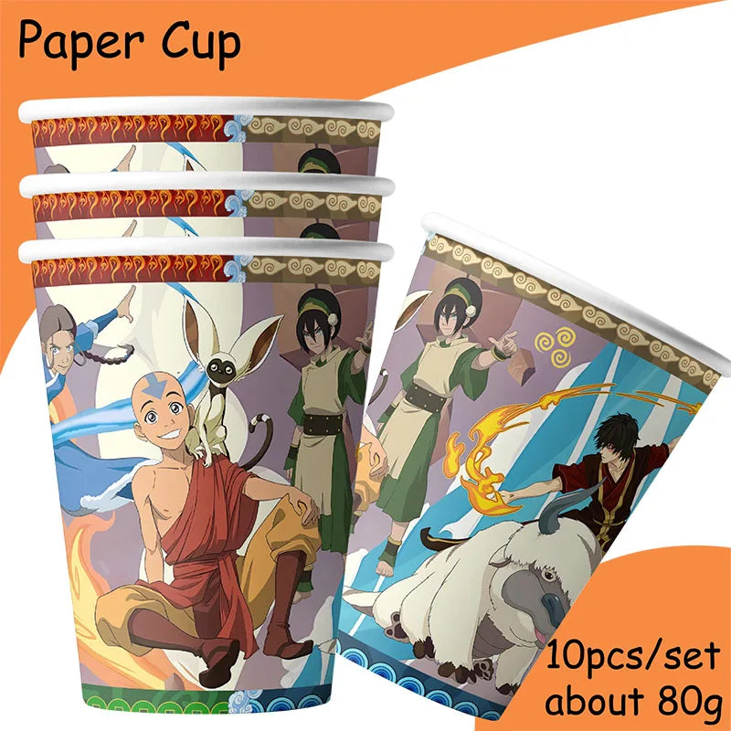 Avatar Birthday Decoration Angle Disposable Tableware Cup Plate Tablecloth Baby Shower Kids Girls Boy Party Supplies