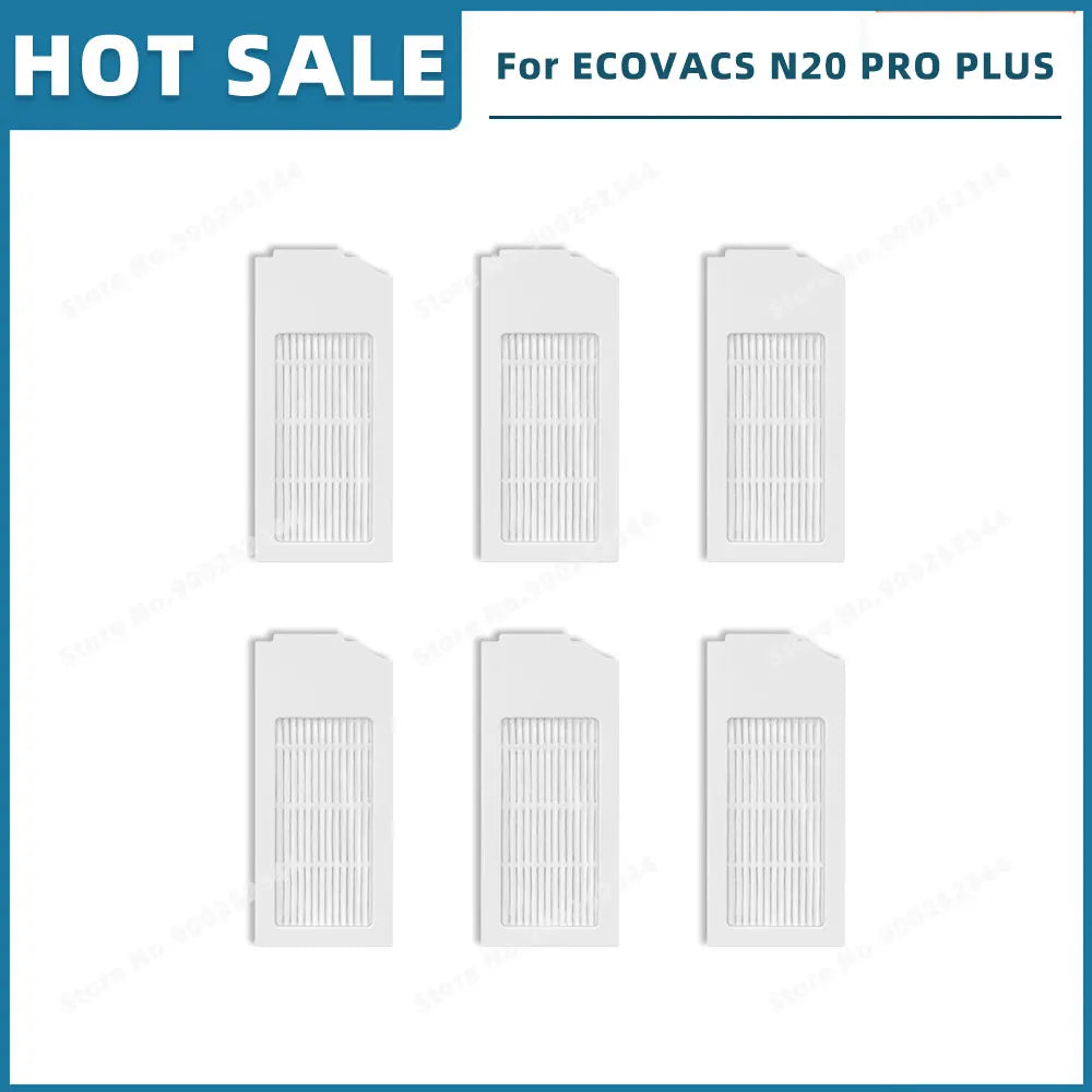 Compatible For ECOVACS DEBOT N20 / N20 PLUS / N20 PRO PLUS Spare Parts Accessories Main Side Brush Hepa Filter Mop Cloth