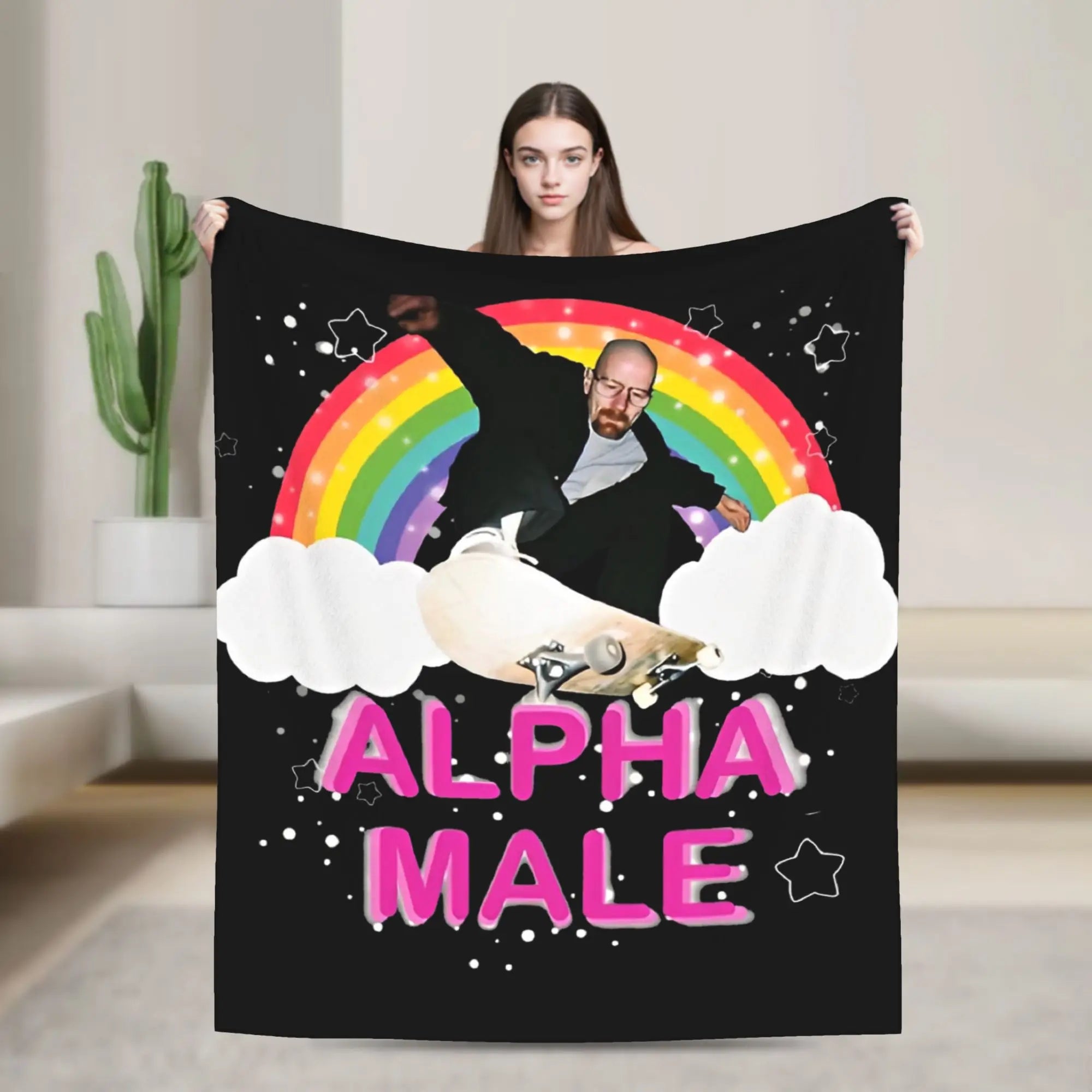 Breaking Bad Barrel Bee Blanket  Wool Novelty Soft Throw Blanket for Bed Sofa Autumn/Winter