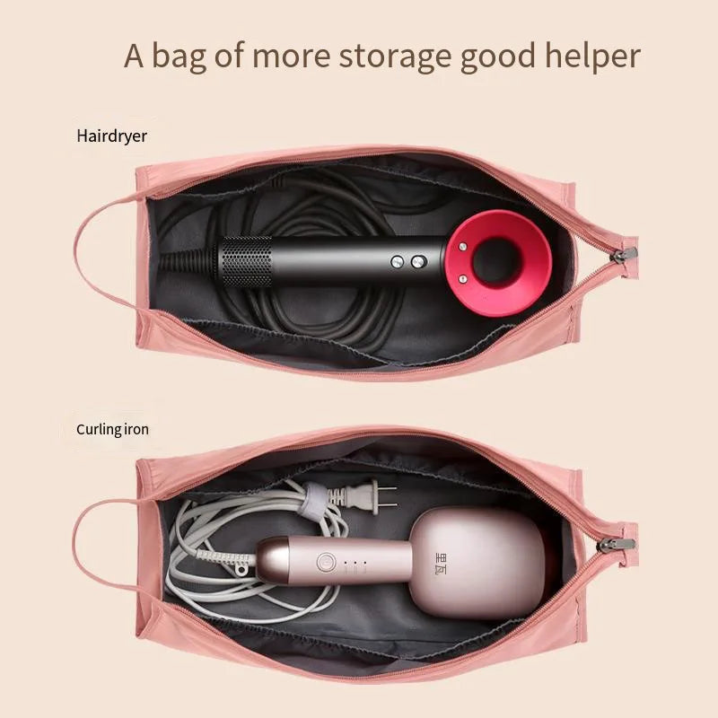 Waterproof PU Leather Travel Case for Dyson Airwrap Styler andSupersonic Hair Dryer- Portable Travel Storage Bag For Hair Tools