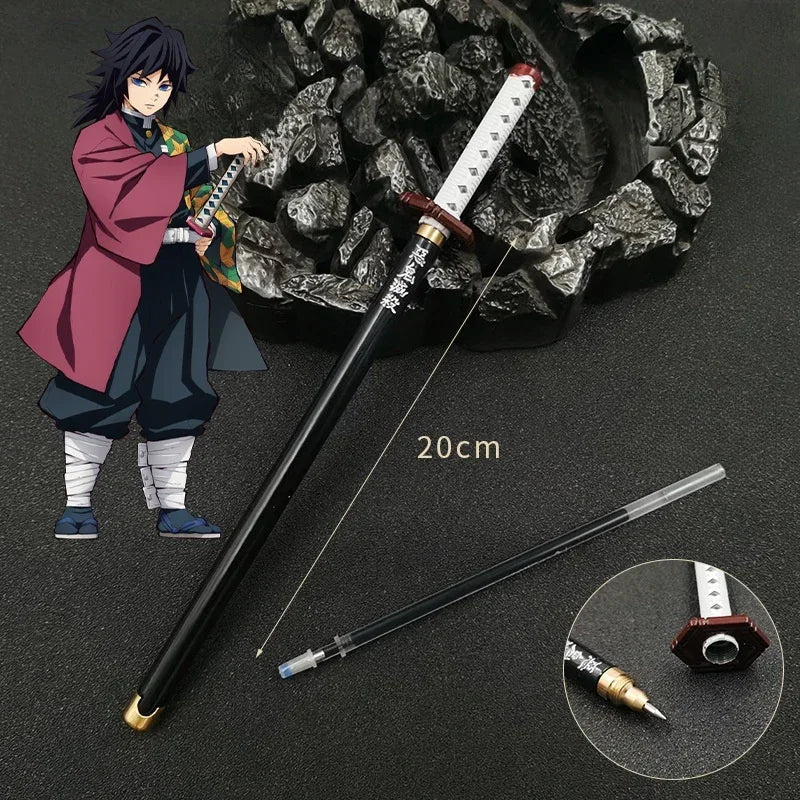 20cm  Anime Peripheral Neutral Pen/my Wife/Zenyi/moth/butterfly Blade Day Wheel Knife Stationery Signature Pen