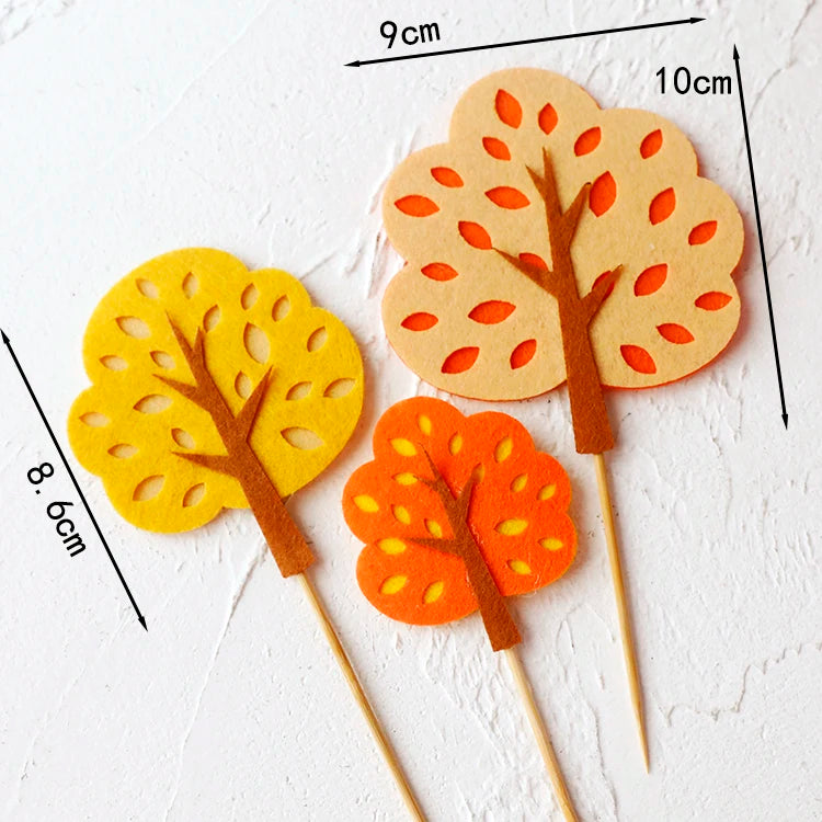 Baby Show Constellation Animal Leo Lion Happy Birthday Cake Topper Yellow Balloon Trees for Cake Decorating Party Supplies Gifts