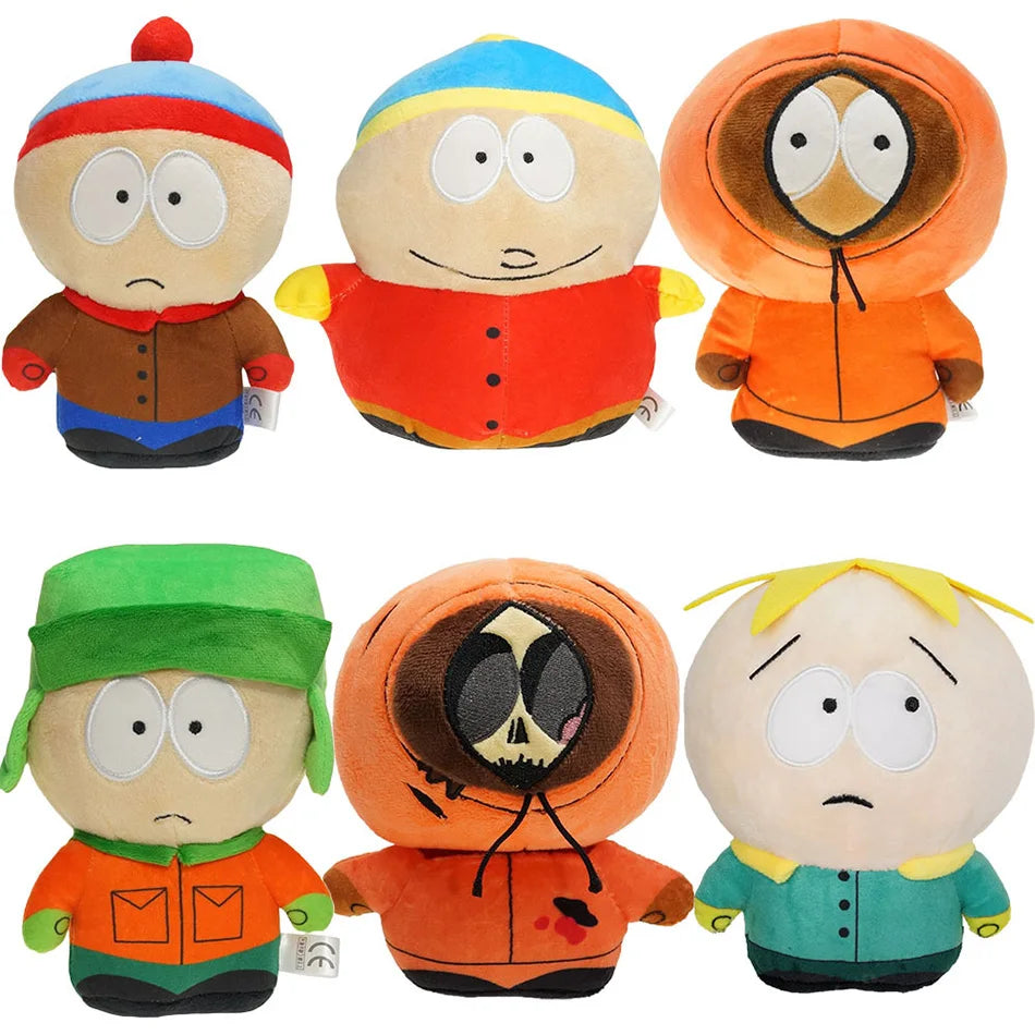 20cm South North Parks Plush Toys cartoon Plush Doll Stan Kyle Kenny Cartman Plush Pillow Peluche Toy Boy Room Decorations Gift