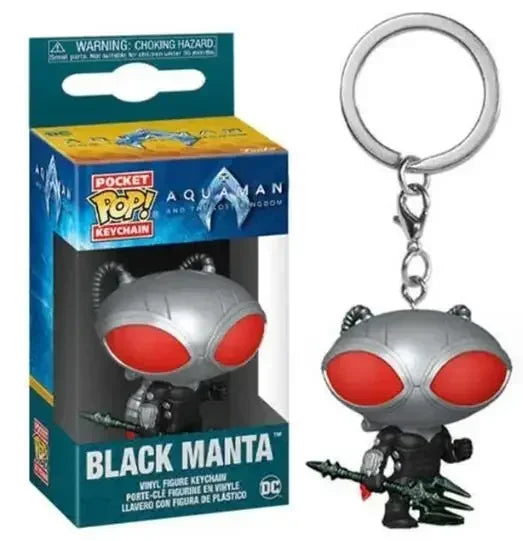 FUNKO Pop Batman Superman SuperGirl New Justice League Aquaman the Flash Wonder Women Pocket Pop Keychain Figure Collection Toys