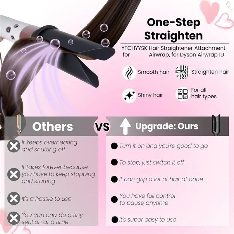 -November For Dyson Airwrap HS01 HS05 HS08 Hair Straightener Attachment Upgrade Large Diffuser Accessory Set