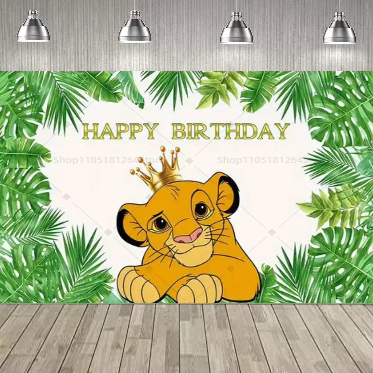 Disney Lion king Simba Party Decoration Backdrop Lion king Jungle Animals Birthday Party Supplies Decor Banner Baby Baptism Gift