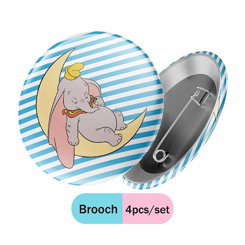 Cartoon Disney Dumbo Theme birthday decorations Disposable  Honeycomb Sticker Cake decoration & accessories Baby Shower Supplies