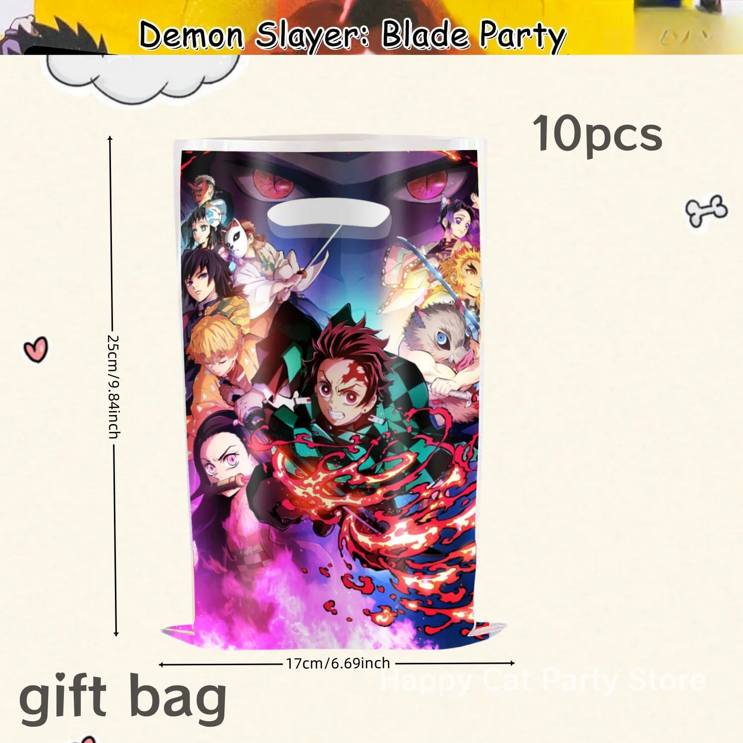 Demon Slayer Birthday Party Decor 20pepole Tableware Kimetsu No Yaiba Tablecloth Plate cup Baby Shower Kids Favor Party Supplies