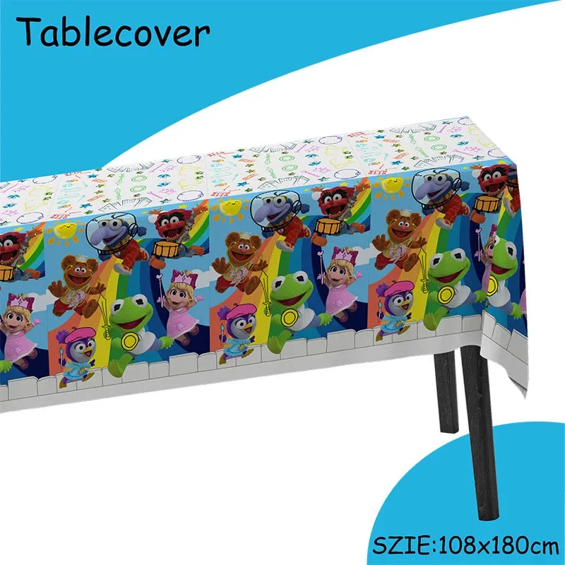 MUPPET BABIES Birthday Party Disposable Tableware Balloons Cute Birthday Party Decorations Party Decoration Baby Shower