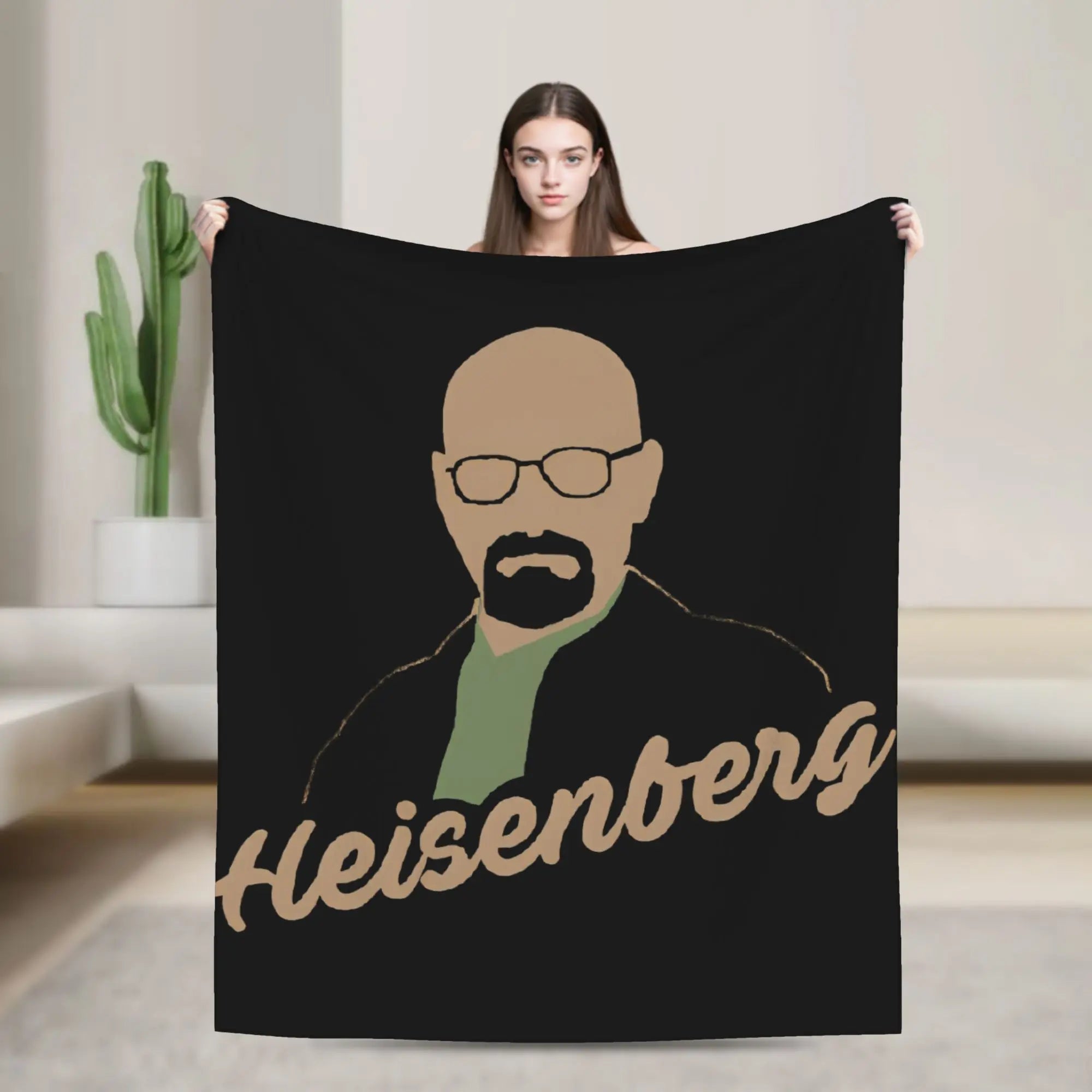 Bryan Cranston Blanket Breaking Bad Walter White Plush Novelty Warm Throw Blanket for Bed Sofa  Winter