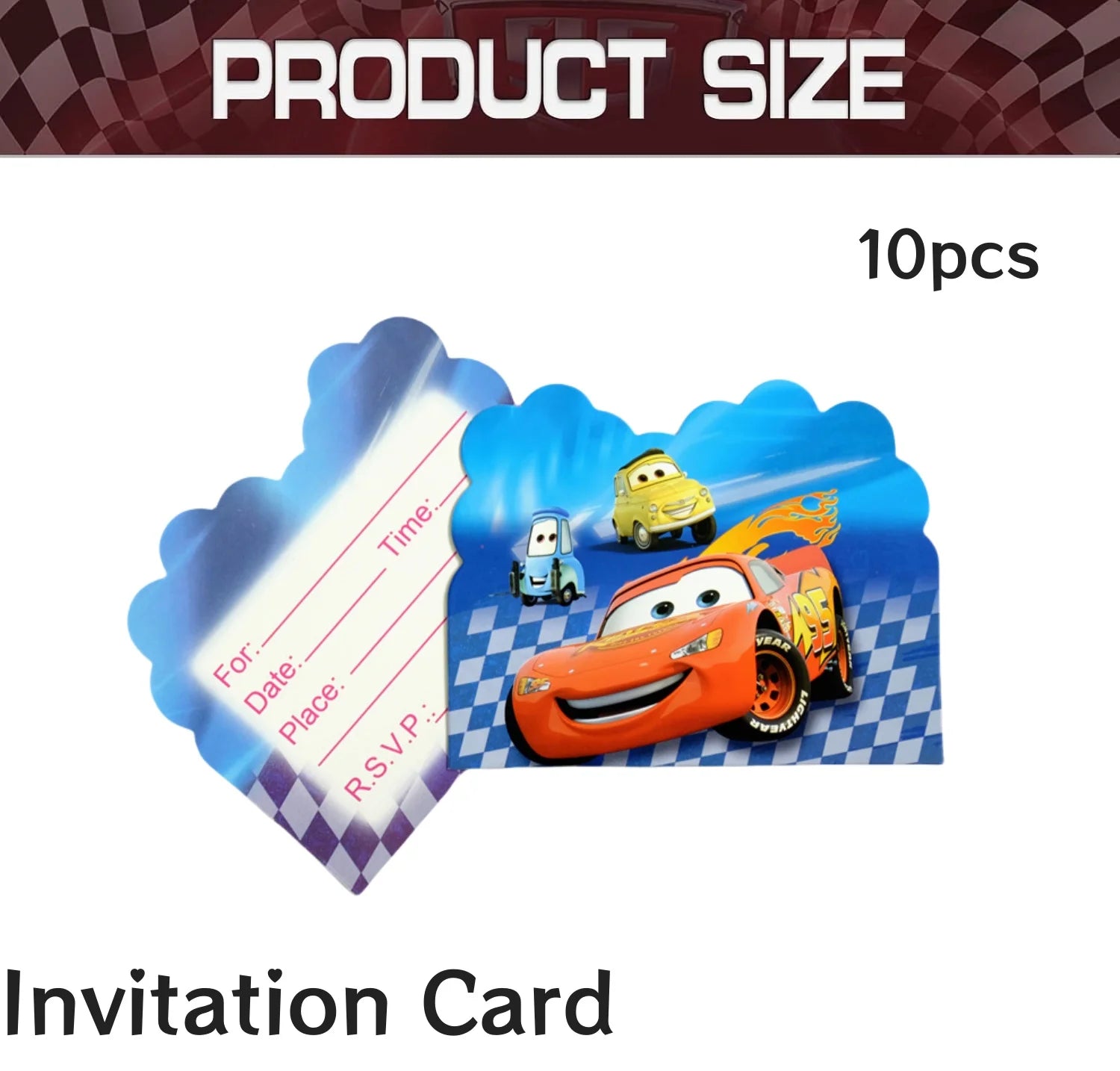 Disney Pixar Cars Birthday Supply Lightning McQueen Tableware Tablecloth Plate Cup Gift Bag Baby Shower disney cars party favors