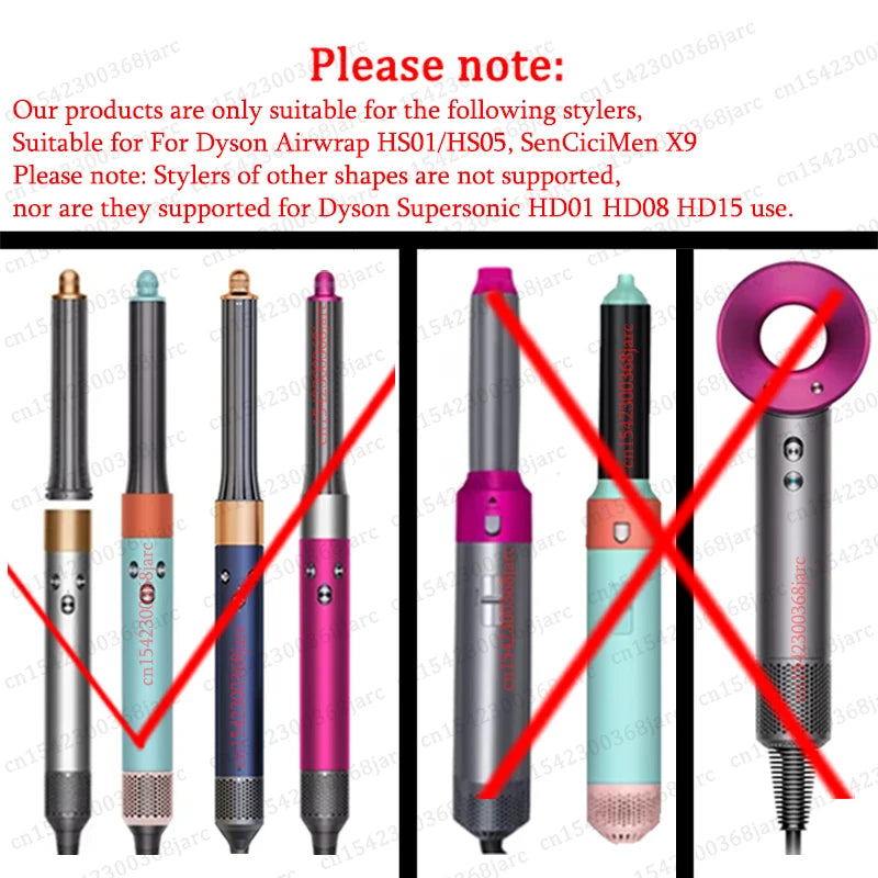 Hair Styler Nozzle For Dyson Airwrap HS01 HS05 Sencicimen X9 Hair Dryer Accessories Multi Hair Curler Hard Soft Smoothing Brush