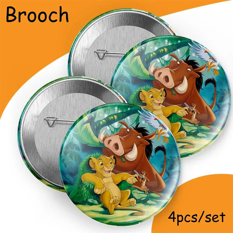 Disney Lion King Graduation Theme Decorations Lion King Backdrop Disposable Tableware Baby Shower Kids Party Supplies Gift