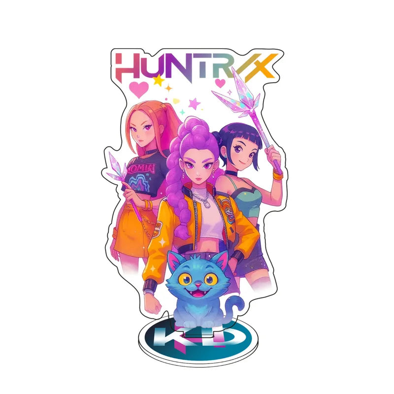 Demon Hunter Birthday Decorations Tableware Set Cups Plates Napkins Balloons Decor Kids Baby Shower Kpop Party Supplies