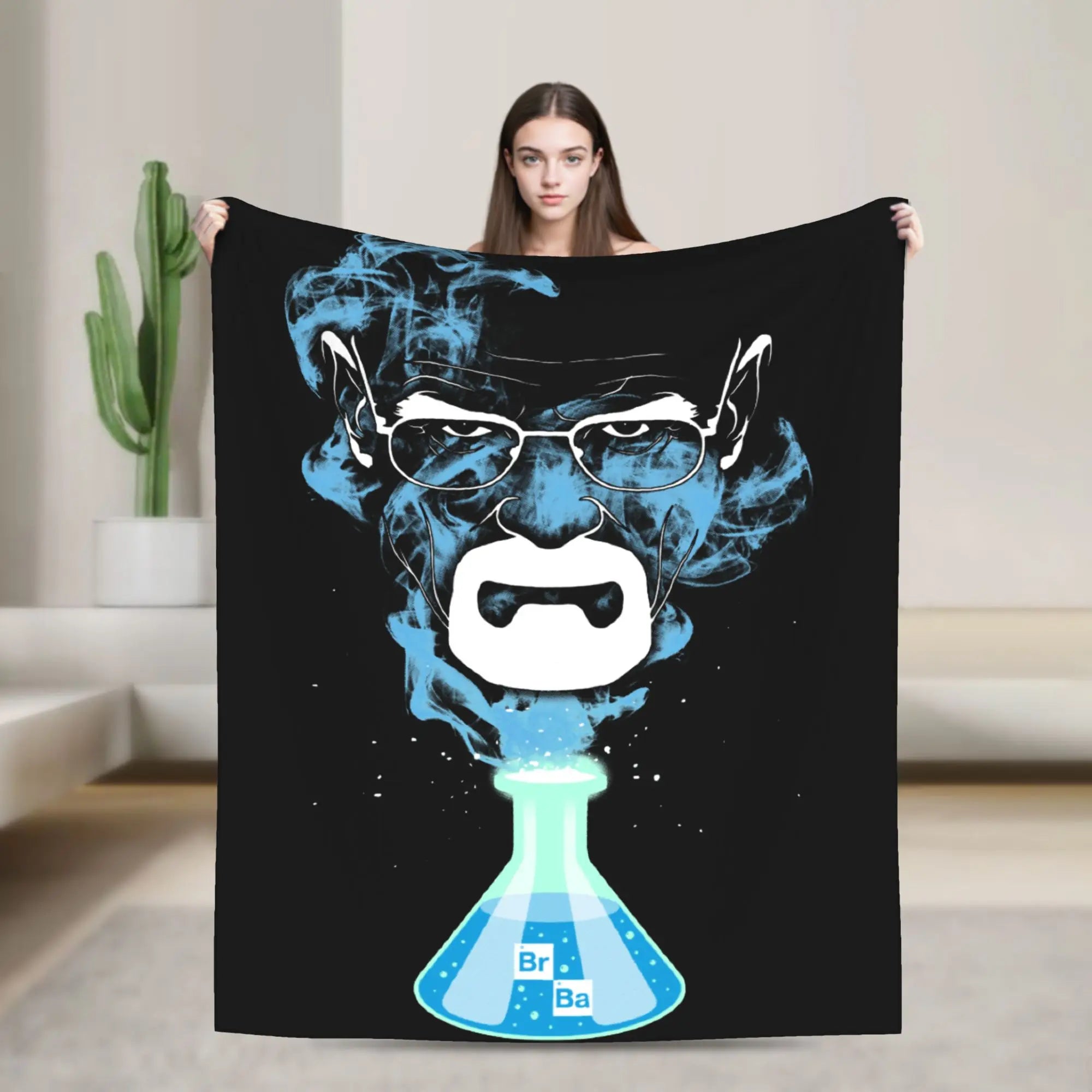 Breaking Bad Barrel Bee Blanket  Wool Novelty Soft Throw Blanket for Bed Sofa Autumn/Winter