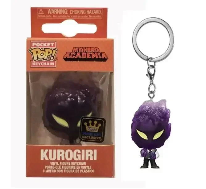 Funko POP Keychain My Hero Academia Himiko Toga Kurogiri Twice Hatsume Shigaraki Deku Bakugo Togata Dabi Midoriya Jiro Toys