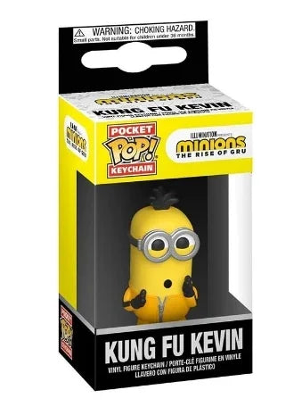 2024 NEW Funko Pop keychain Despicable Minions Me OTTO STUART KEVIN CARL Pajama Bob Agnes Pocket Pop Keychain Vinyl Figure Toys