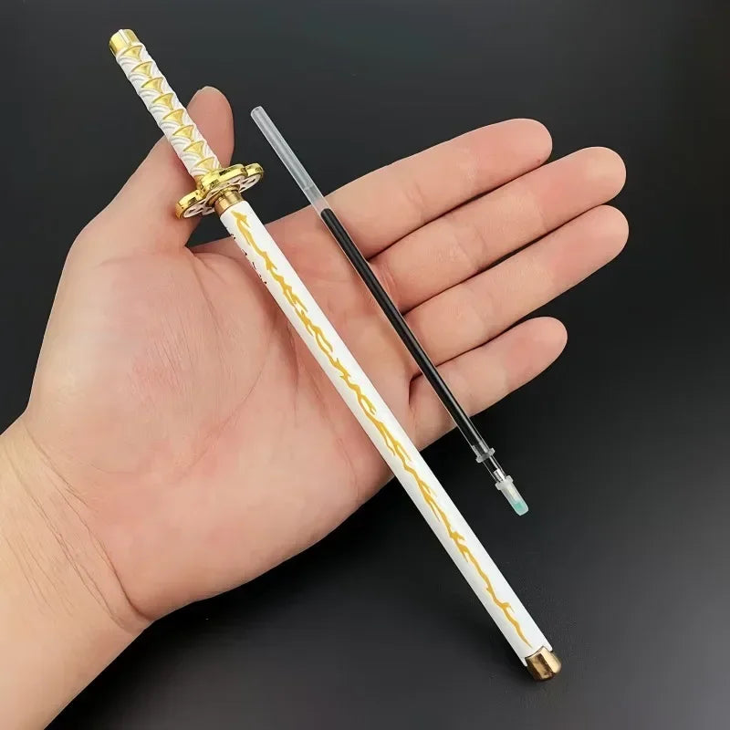 20cm  Anime Peripheral Neutral Pen/my Wife/Zenyi/moth/butterfly Blade Day Wheel Knife Stationery Signature Pen