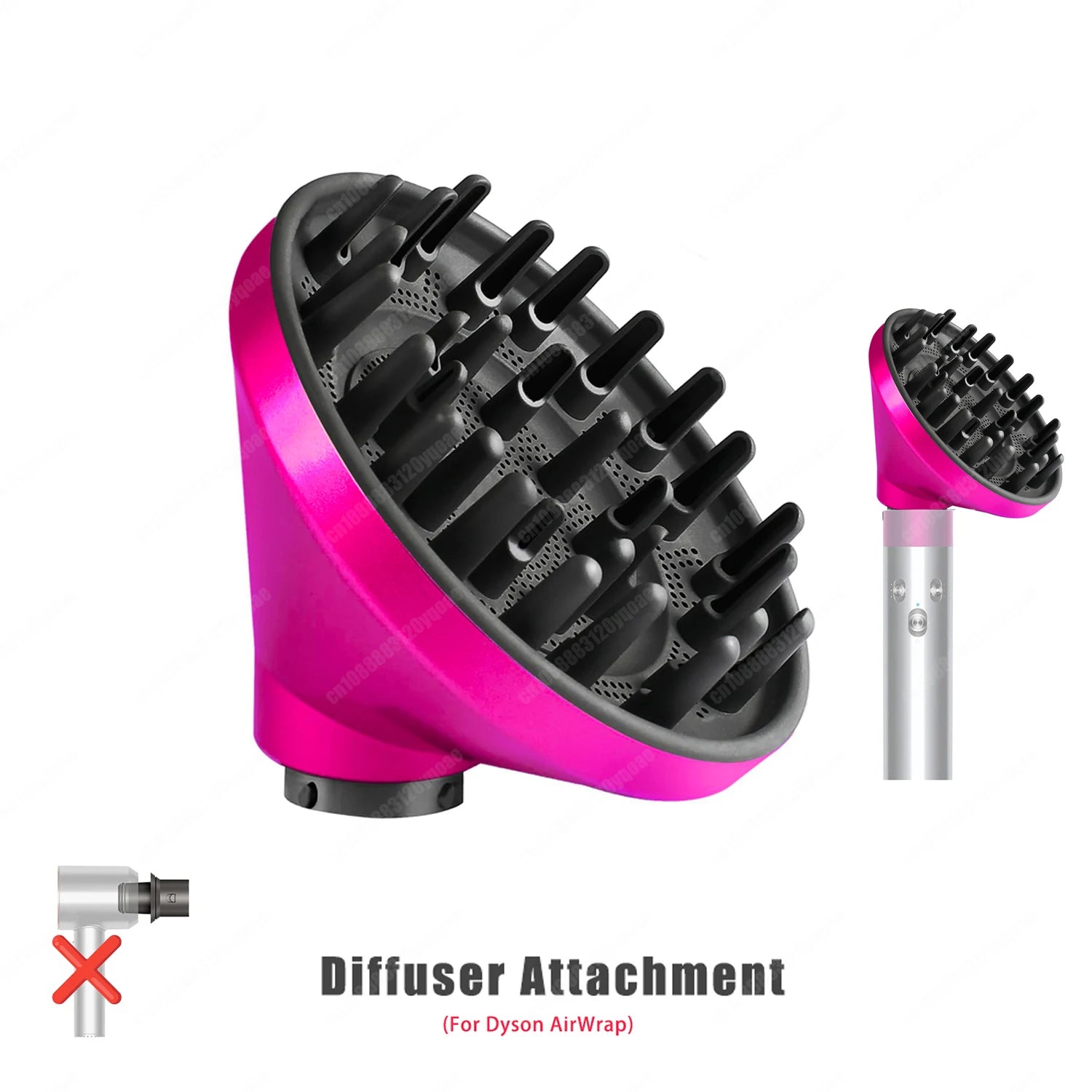 For Dyson Airwrap HS01 HS05 Hair Styling Nozzle Brush Anti fly Hair Nozzle For Dyson Hair Dryer Accessories Auto Hair Curling