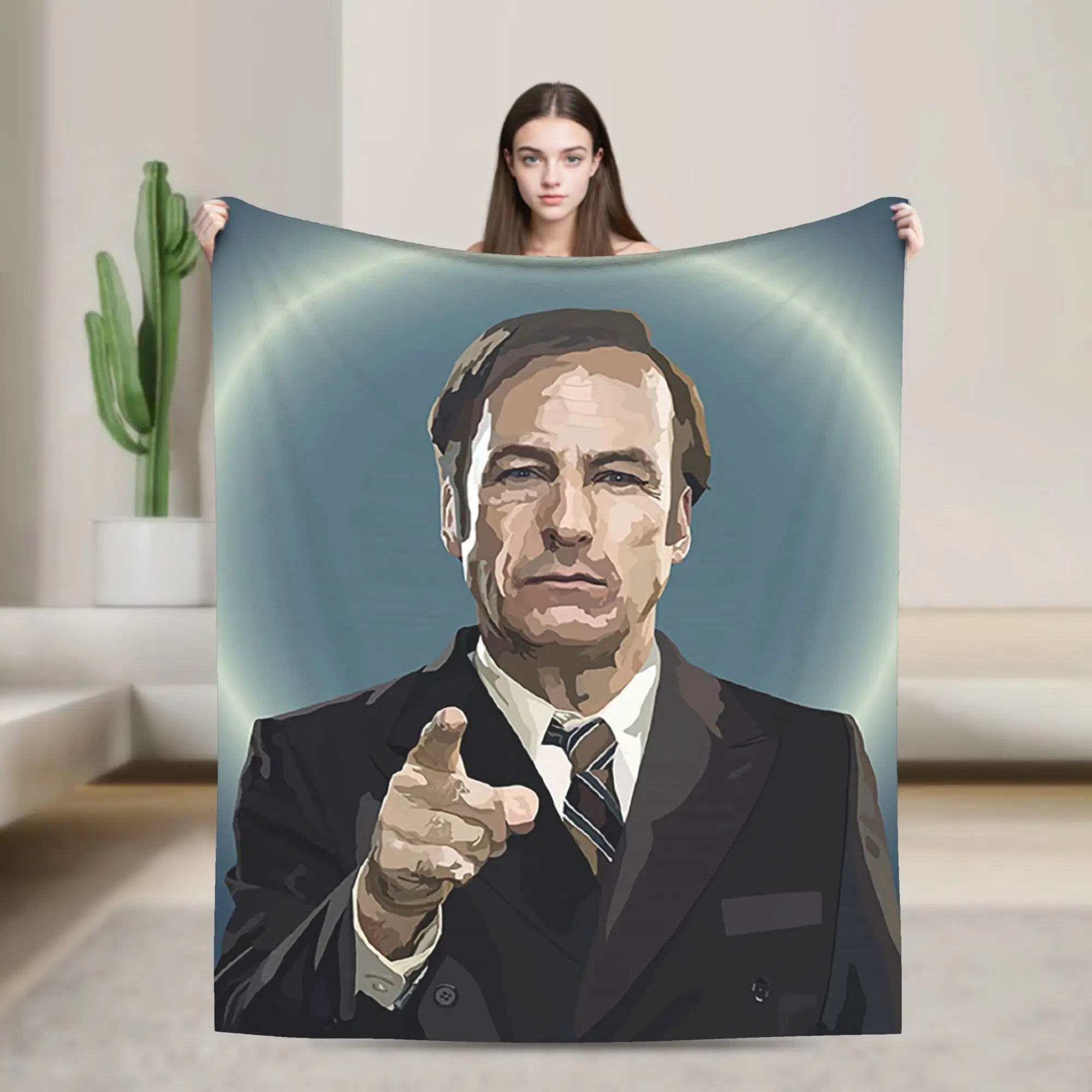 Breaking Bad Barrel Bee Blanket  Wool Novelty Soft Throw Blanket for Bed Sofa Autumn/Winter