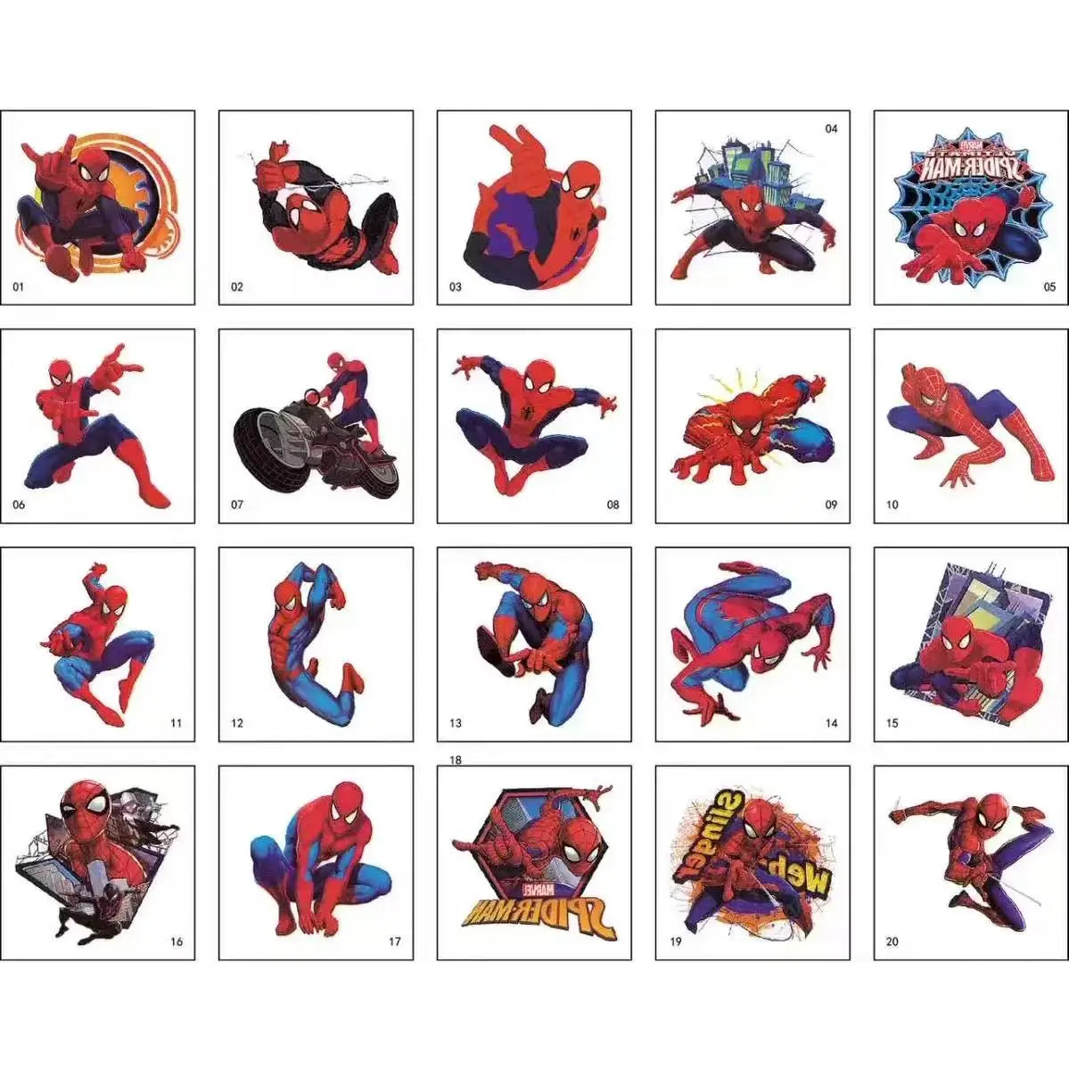 20pcs/set Cartoon Kpop Demon Hunters Temporary Tattoo Sticker Rumi Cute Waterproof Tattoo For Funny Party Gift