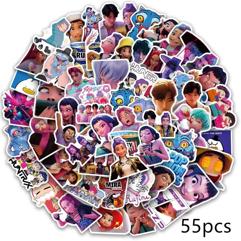 Demon Hunter Birthday Decorations Tableware Set Cups Plates Napkins Balloons Decor Kids Baby Shower Kpop Party Supplies